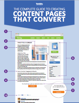 How to Create Content Pages That Convert (Infographic)