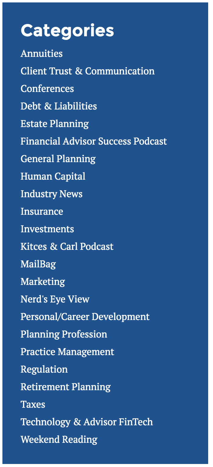 top financial advisor blogs