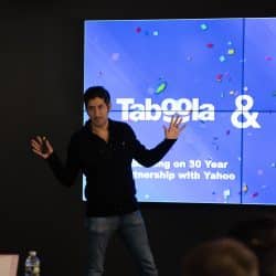 Taboola & Yahoo Share Joint Vision at NYC Investor Event