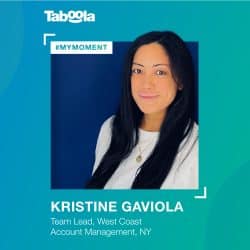 #MyMoment: 8 Years and Counting – Kristine Gaviola’s “Whys” For Building Her Career at Taboola